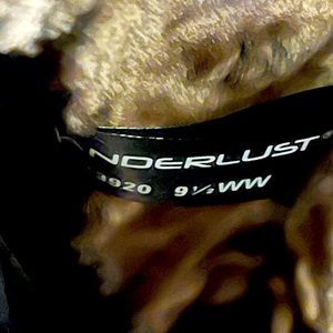 Fur lined leather boots